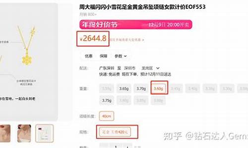 2021周大福金价最低点_周大福金价最便宜多少